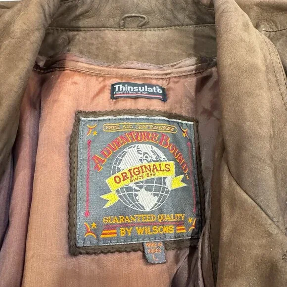 Adventure Bound by Wilsons Leather Brown Thinsulate Coat – Women’s Large (Oversi - Picture 6 of 6